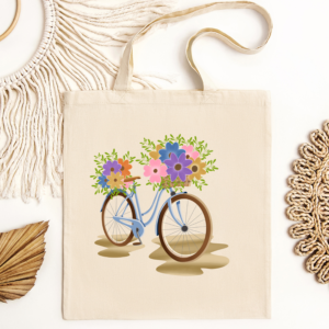 lilicreative bicycle tote bag